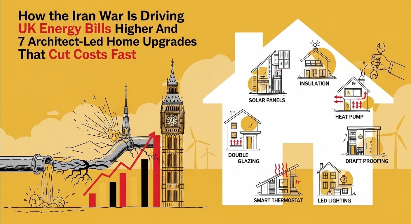 How the Iran War Is Driving UK Energy Bills Higher And 7 Architect-Led Home Upgrades That Cut Costs Fast